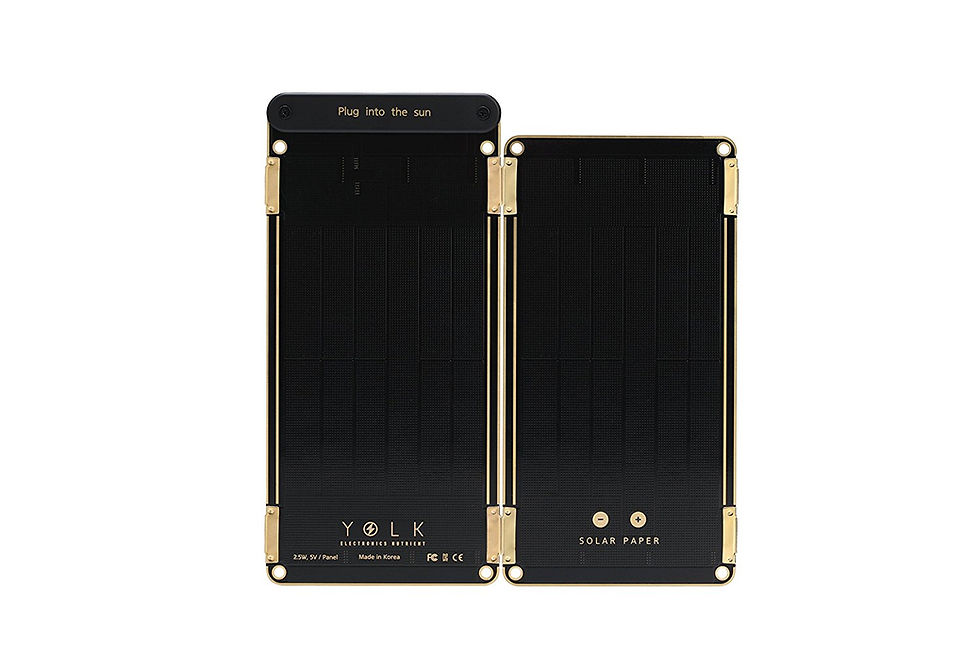 Thumbnail: YOLK Solar Paper - Paper-thin and Light Portable Solar Charger