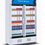 Thumbnail: Upright Commercial Sliding Door Display Showcase Fan Cooling Refrigerator
