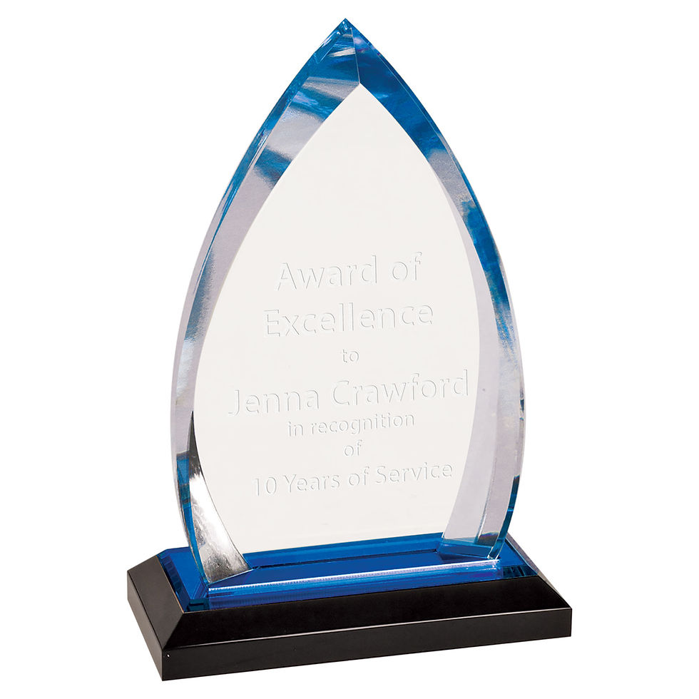 Thumbnail: Oval Impress Acrylic Award