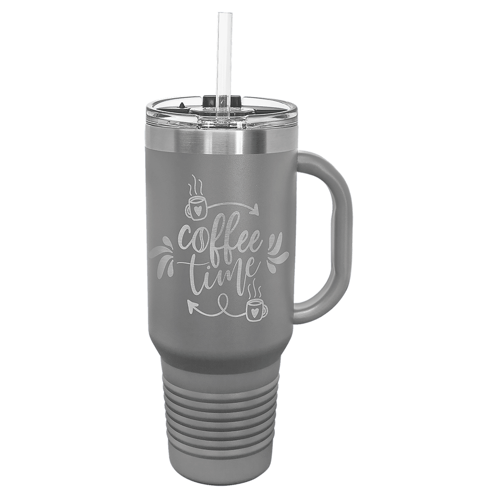 Thumbnail: Polar Camel 40 oz. Vacuum Insulated Travel Mug