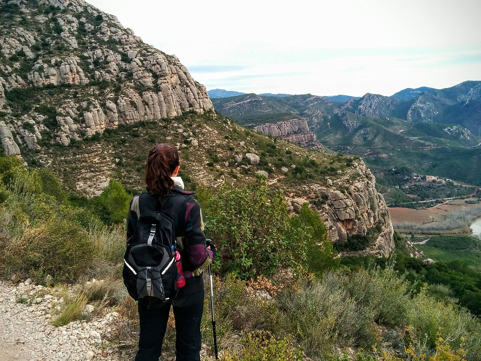 subir a montserrat caminando