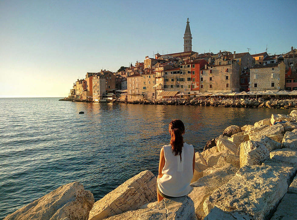 puesta sde sol en rovinj