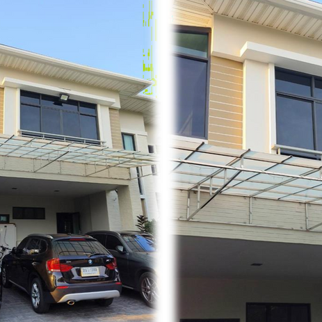 งานติดฟิล์มกันความร้อน โครงการบ้านเดี่ยว Perfect Masterpiece Century รามคำแหง | moneyhome2020