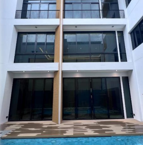 านติดฟิล์มกันความร้อน บ้านเดี่ยวโครงการ The Marq Pinklao พุทธมณฑล สาย 2 | moneyhome2020