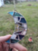 Thumbnail: Blue and White Moon Stained Glass