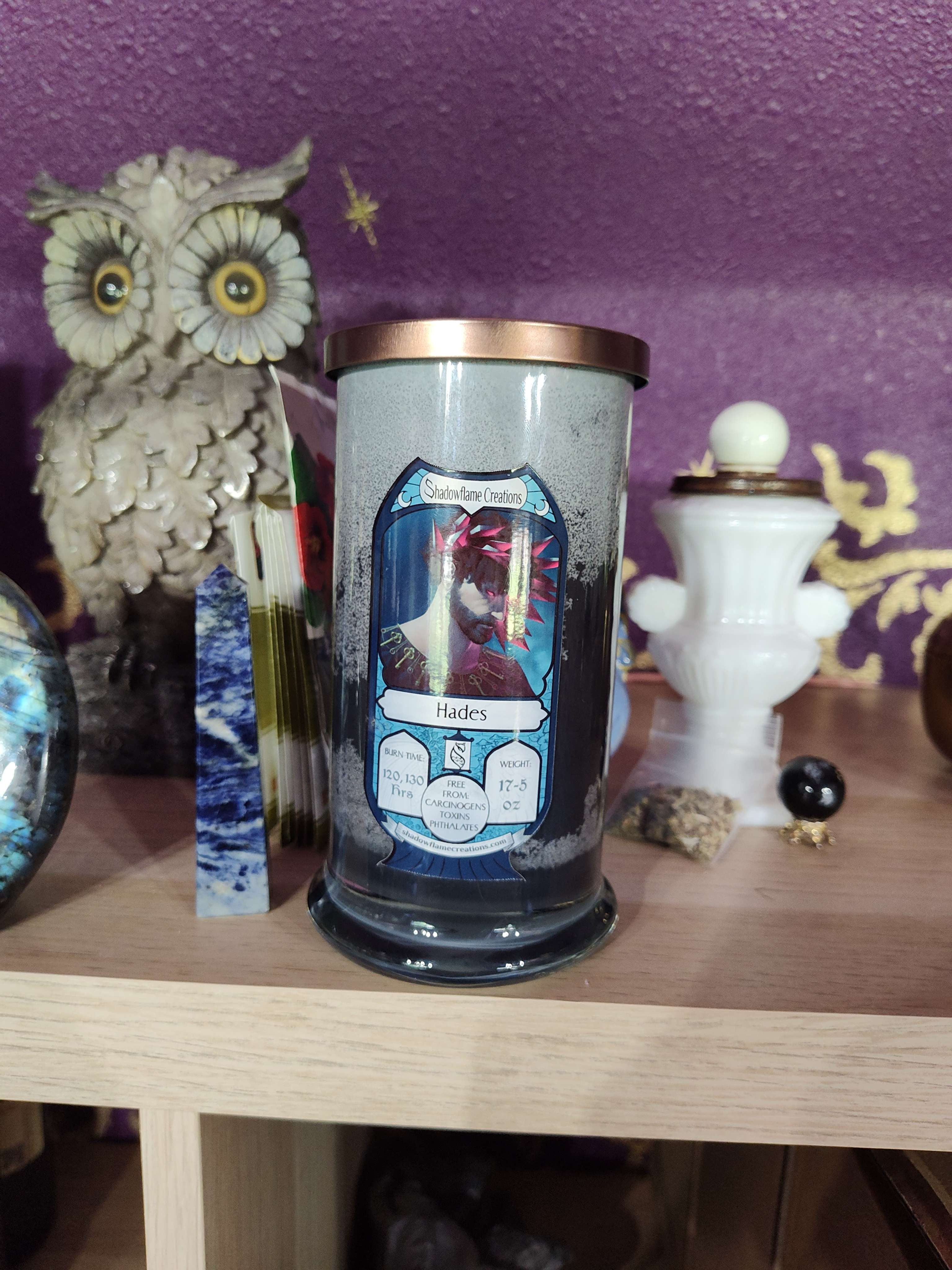 Hades - 17.5 Ounce Glass Status Jar Candle