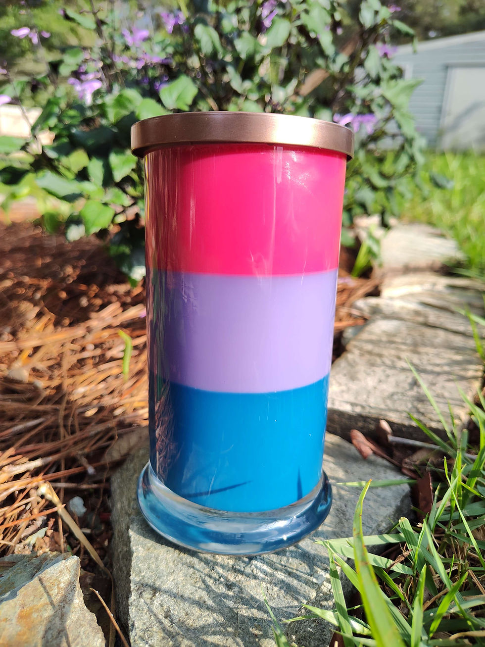 Thumbnail: Bi Flag Status Jar Candle