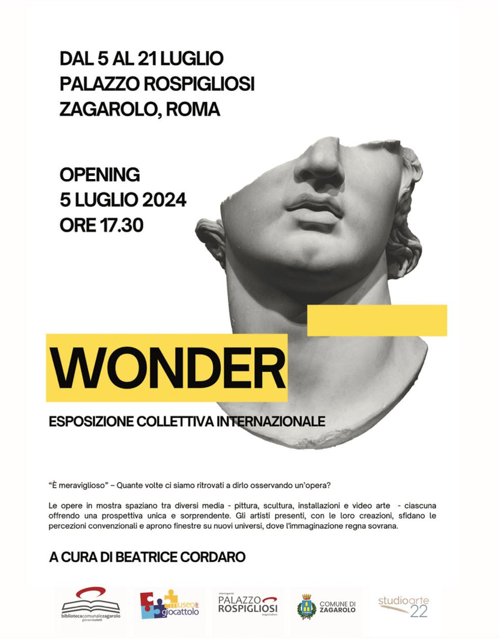 WONDER - 5/21 luglio 