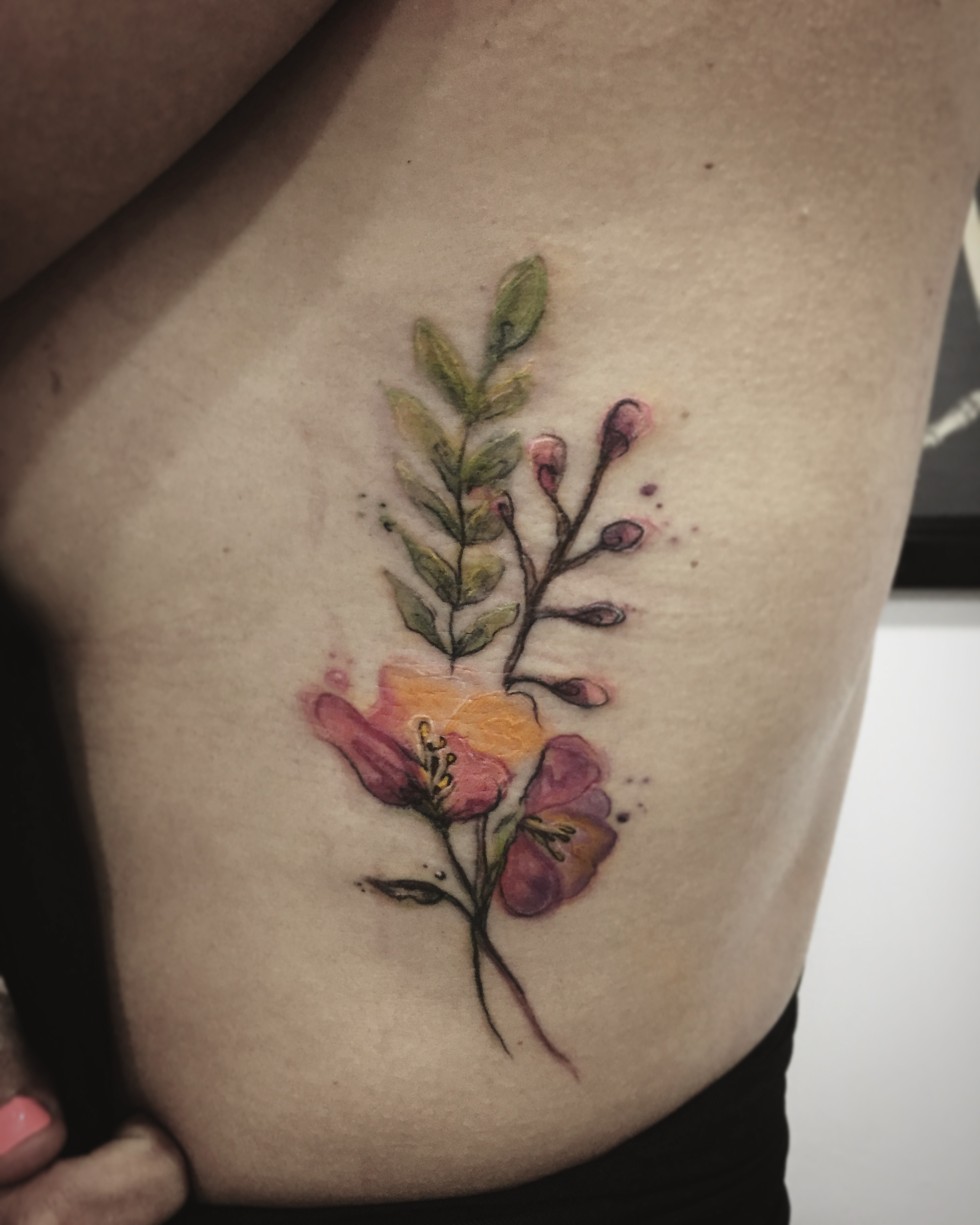 Watercolor flowers