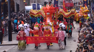 欢乐迎新年:2026伦敦元旦游行盛大举行