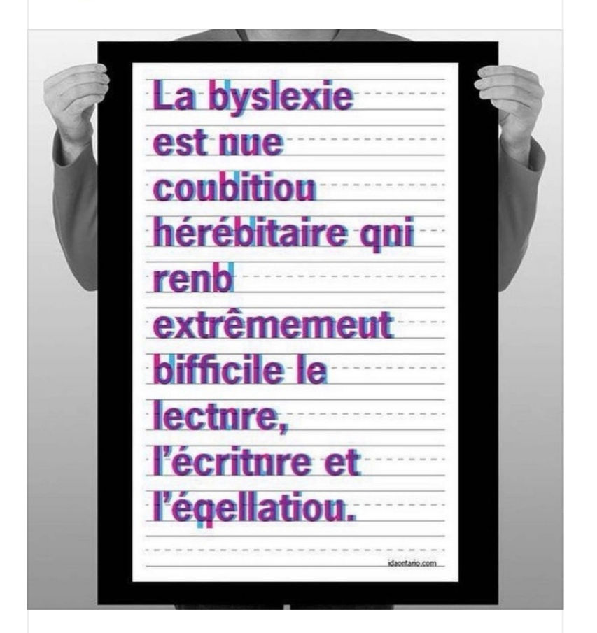 La Dyslexie