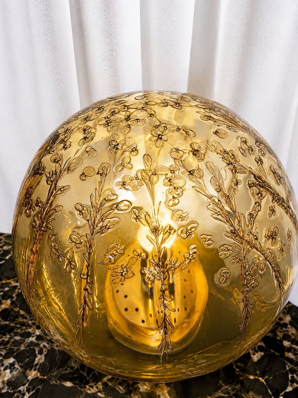 الصورة المصغرة: Globe table lamp by La Murrina. 1970s