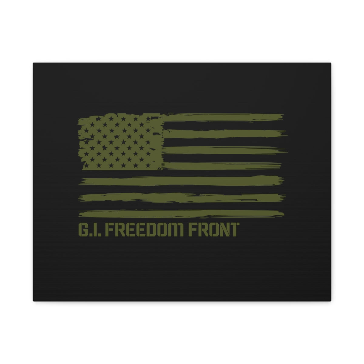 G.I. Freedom Front Canvas Gallery Wraps