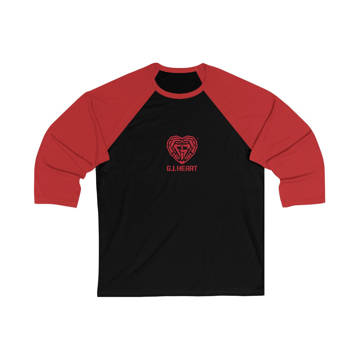 G.I. Heart 3\4 Sleeve Baseball Tee
