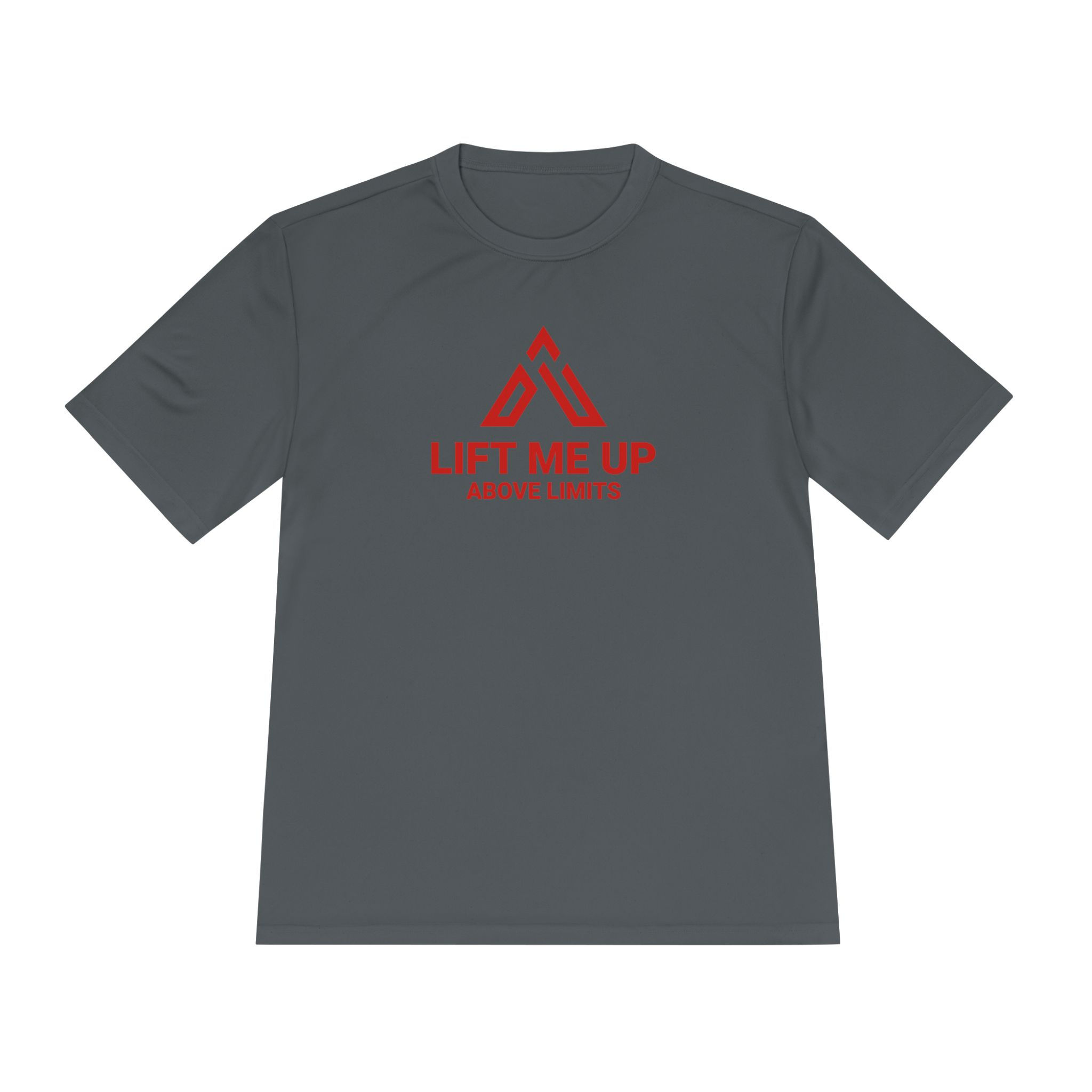  LIFT ME UP "ABOVE LIMITS" Moisture-Wicking Shirt Dark Grey