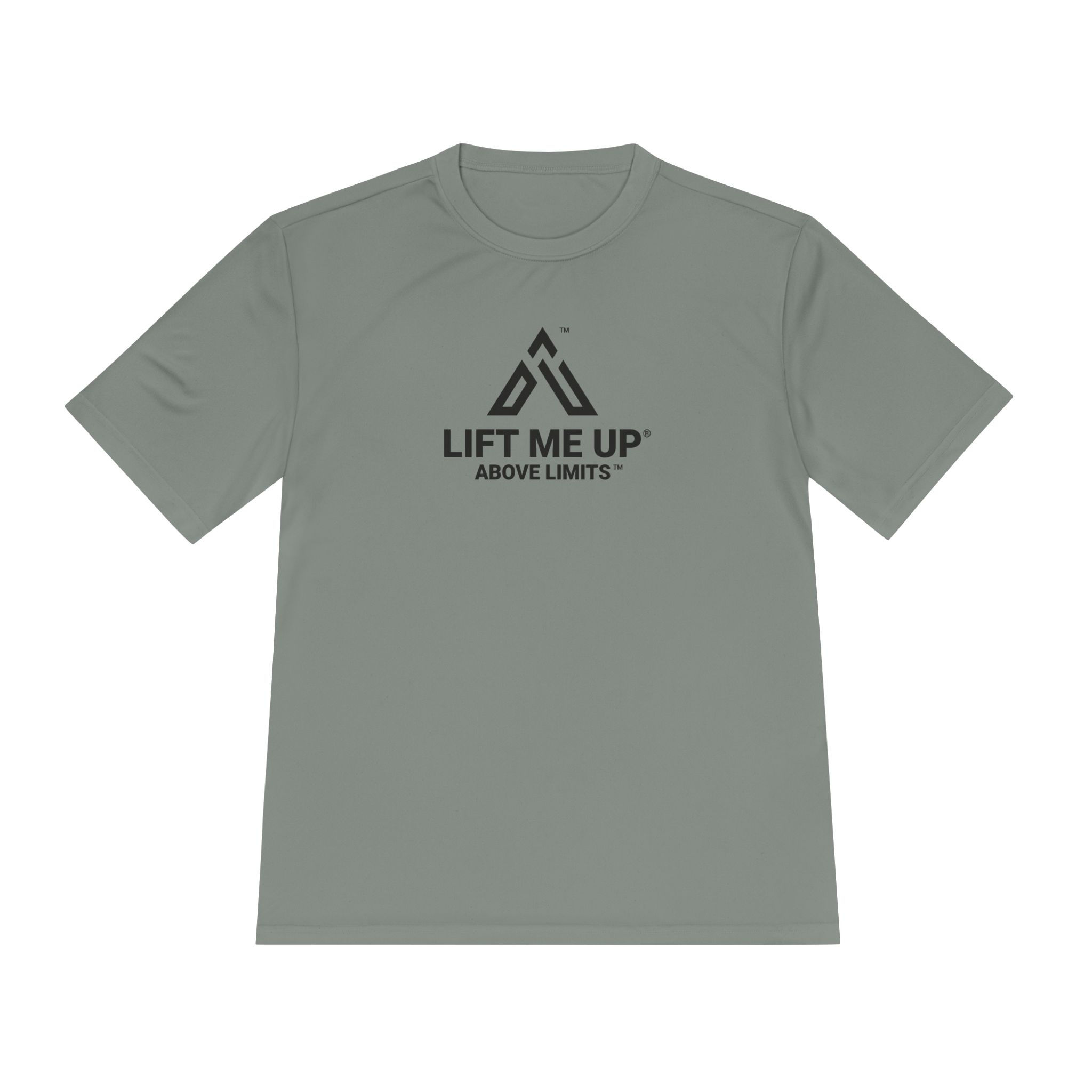 LIFT ME UP "ABOVE LIMITS" Moisture-Wicking Shirt First Light Grey