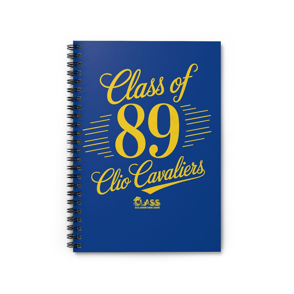 Clip Cavaliers Spiral Notebook - Ruled Line