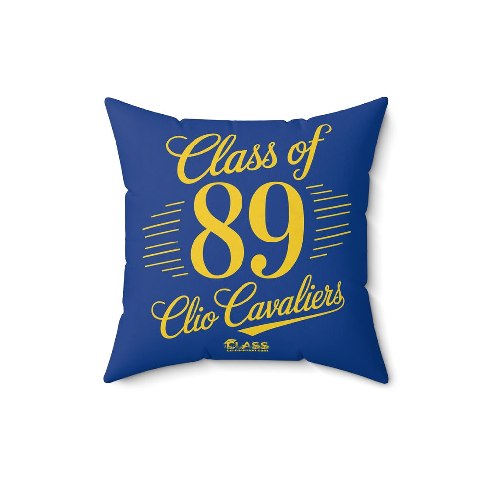 Thumbnail: Clio Cavaliers Spun Polyester Square Pillow