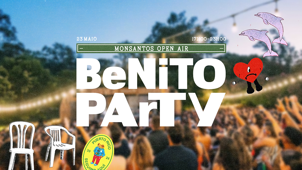 BENITO PARTY | Garden (17h às 23h)