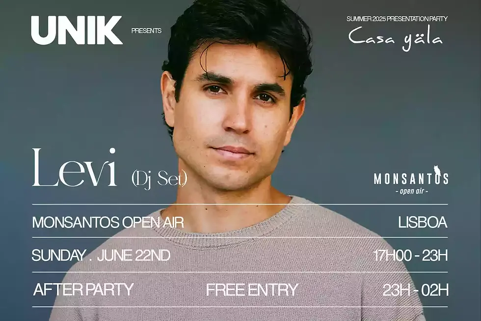 CASA YALA invites LEVI | Garden (17h às 23h)