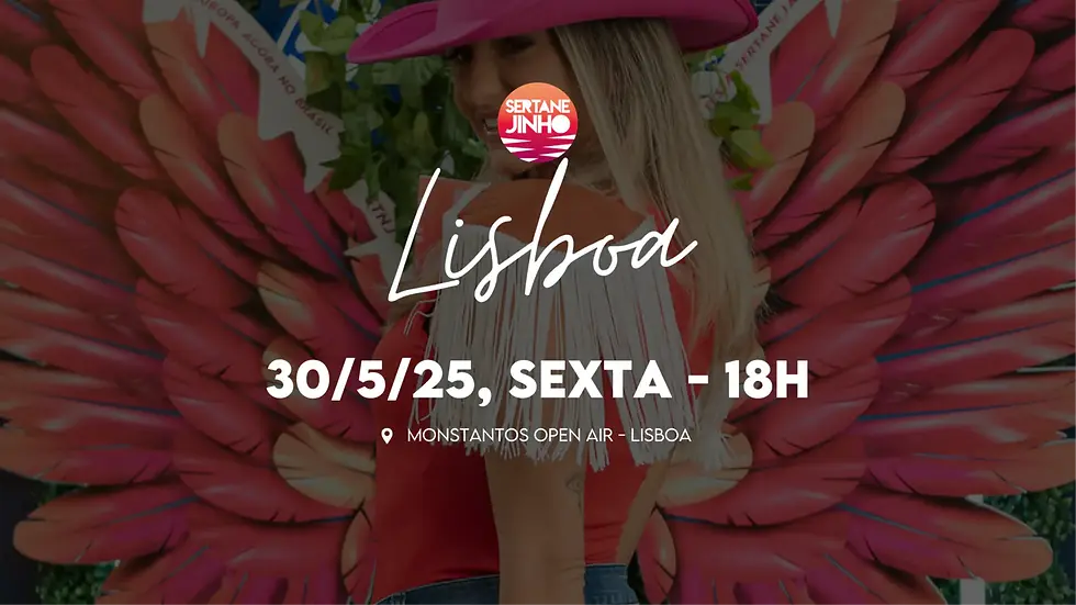 🇧🇷 SERTANEJINHO | Garden (18h às 23h)