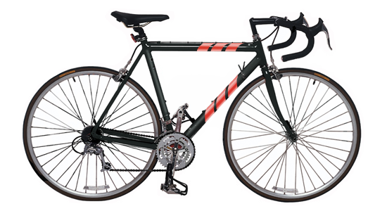 Red Stripes Bike