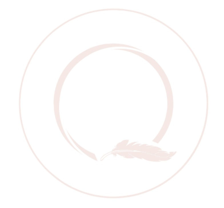Q&P logo featuring a creative circle and a Quill to form the 'Q'