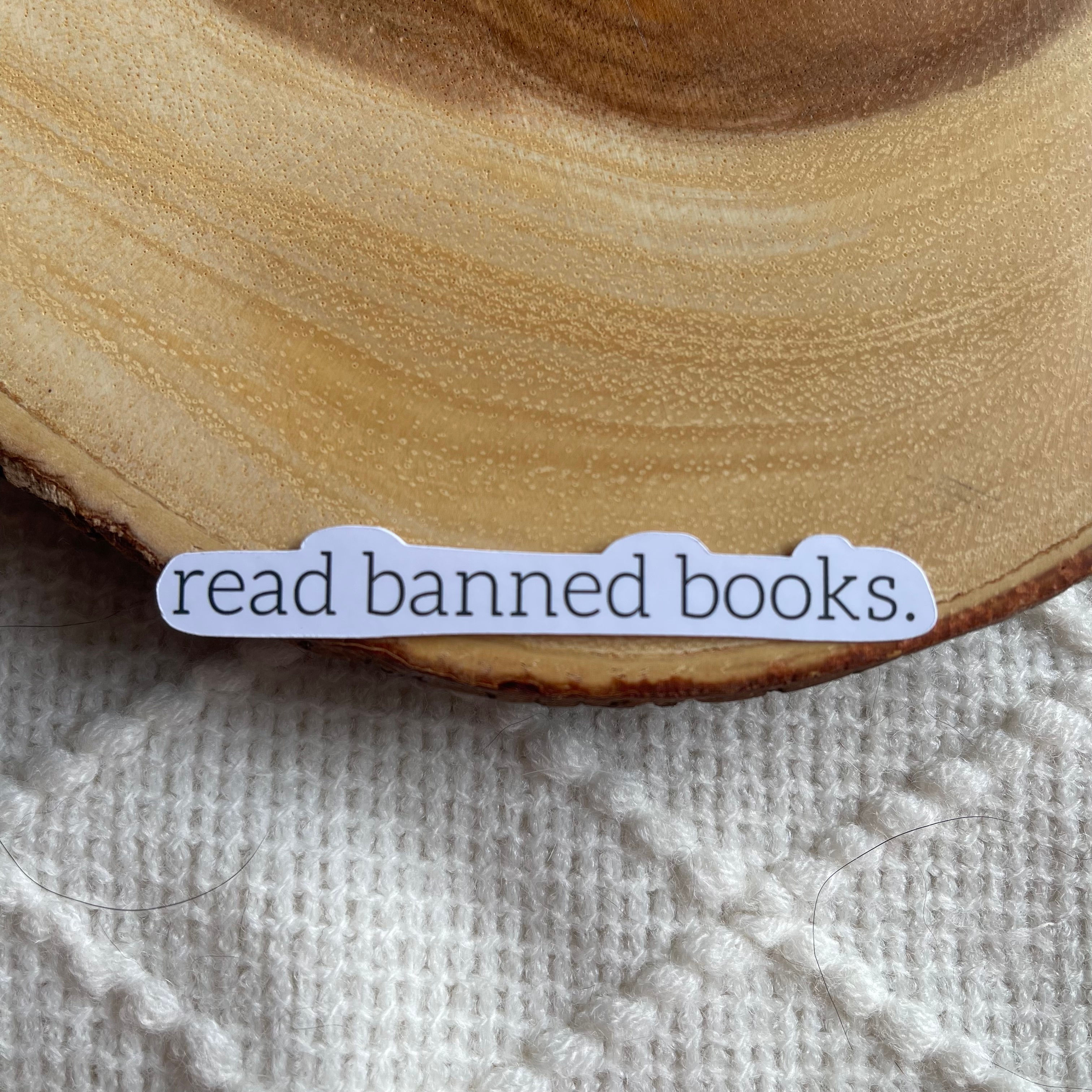 Read Banned Books Sticker