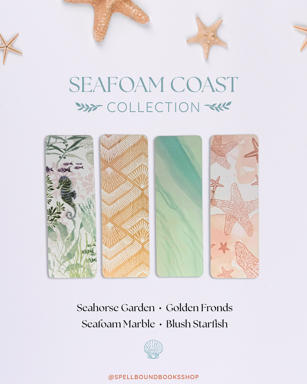 Thumbnail: Seafoam Coast Bookmark Set