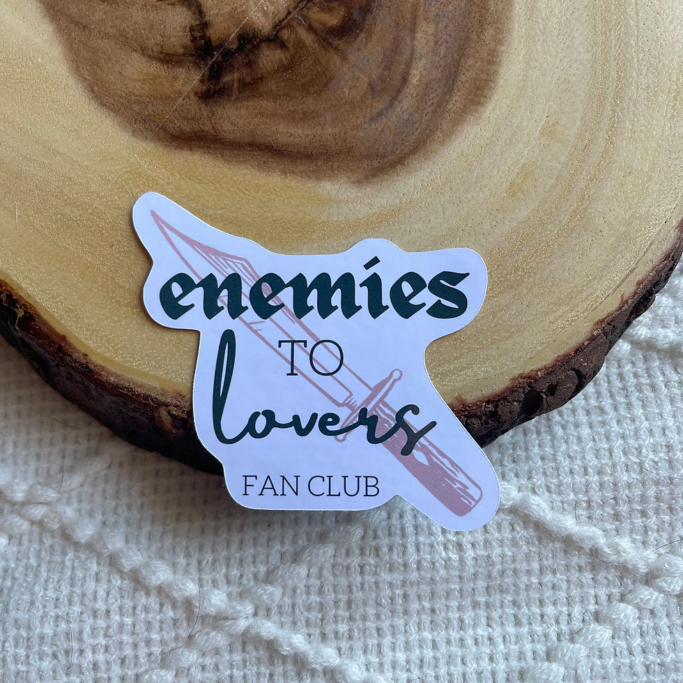 Enemies to Lovers Fan Club Sticker