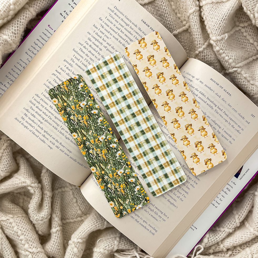 Country Cottagecore Bookmark Set