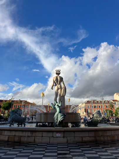 The Fontaine du Soleil, Nice, Mark Blezard