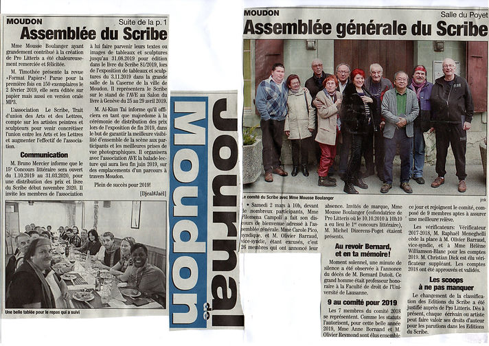 2019-03-02 AG Le Scribe Journal de Moudo