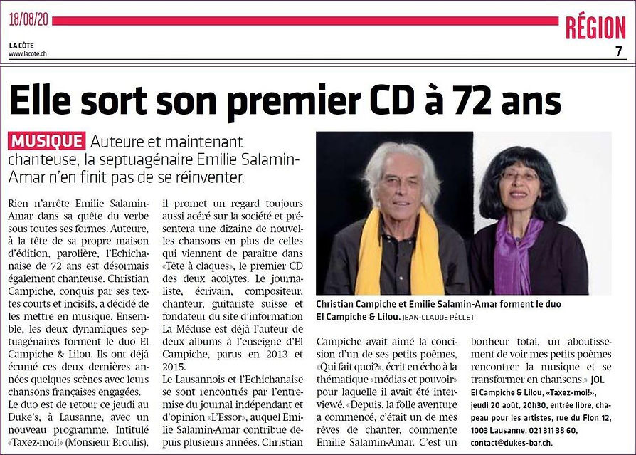 2020_Article_La_Côte_concert_Duke's_sor