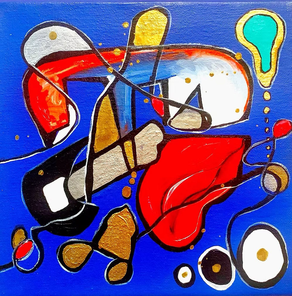 Apropos of Nothing Related to Love, Except Weird Fetishes. Acrylic on canvas. Dariana Arias. For additional information click here.