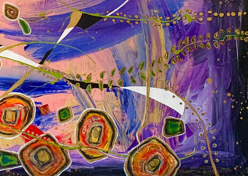 Thumbnail: Title: The Platonic Garden of Golden Flowers Featuring Glitter as Gold