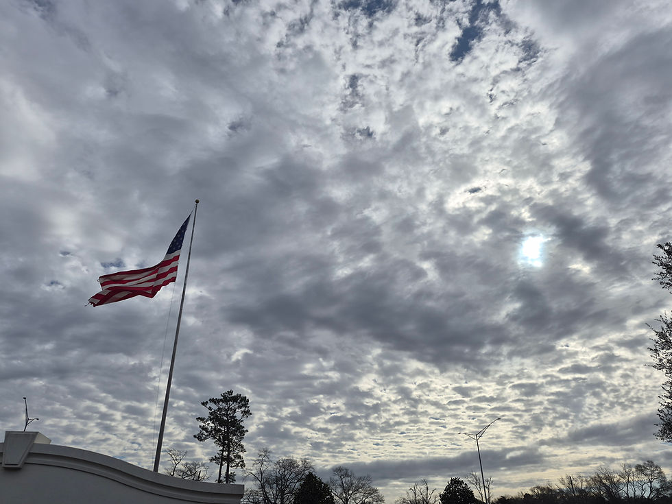 Feb. 26 - Clouds over Bay Minette.