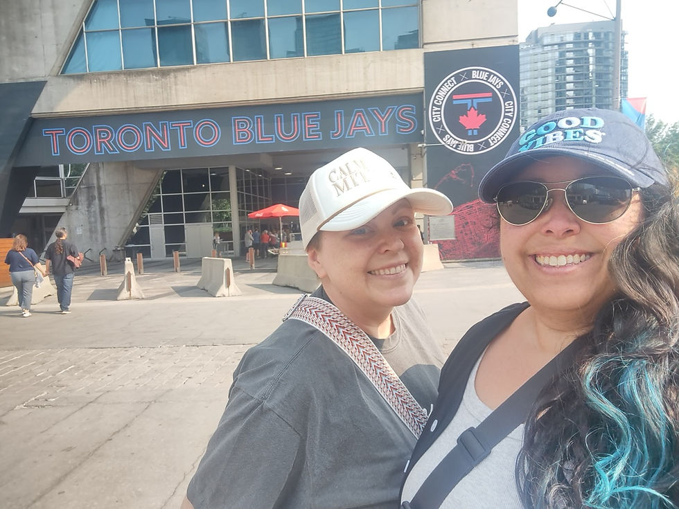 In Toronto for a Blue Jays game.