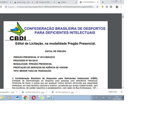 PREGÃO PRESENCIAL: PEDIDO DE ESCLARECIMENTO