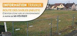 Premiers travaux d'aménagements à Neuzy / Ancienne propriété "Strootner"