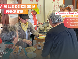 Recrutement de « deux volontaires en service civique » / Résidence autonomie « La Fougeraie »