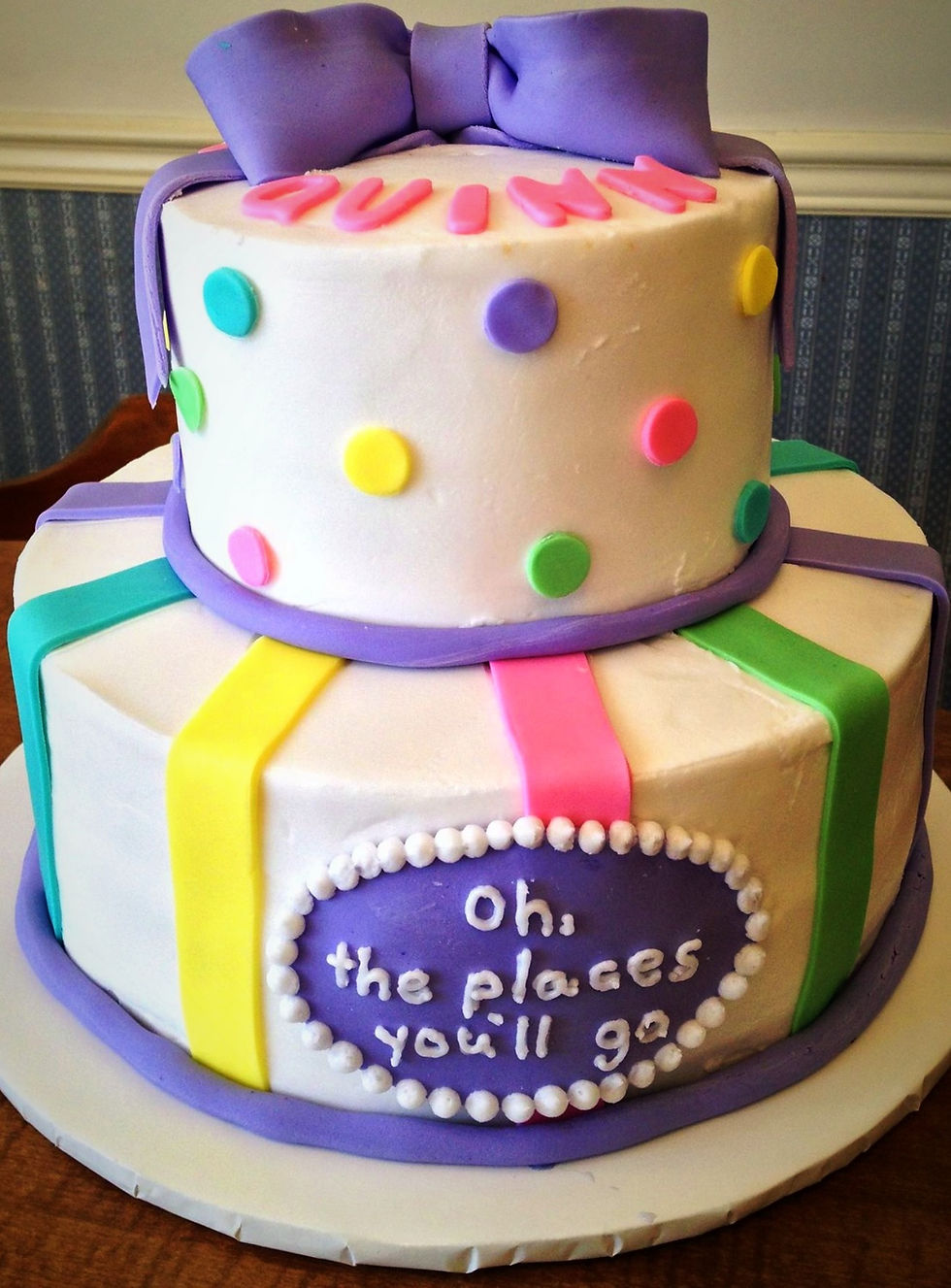 Oh the Places You'll Go...Baby Shower Cake