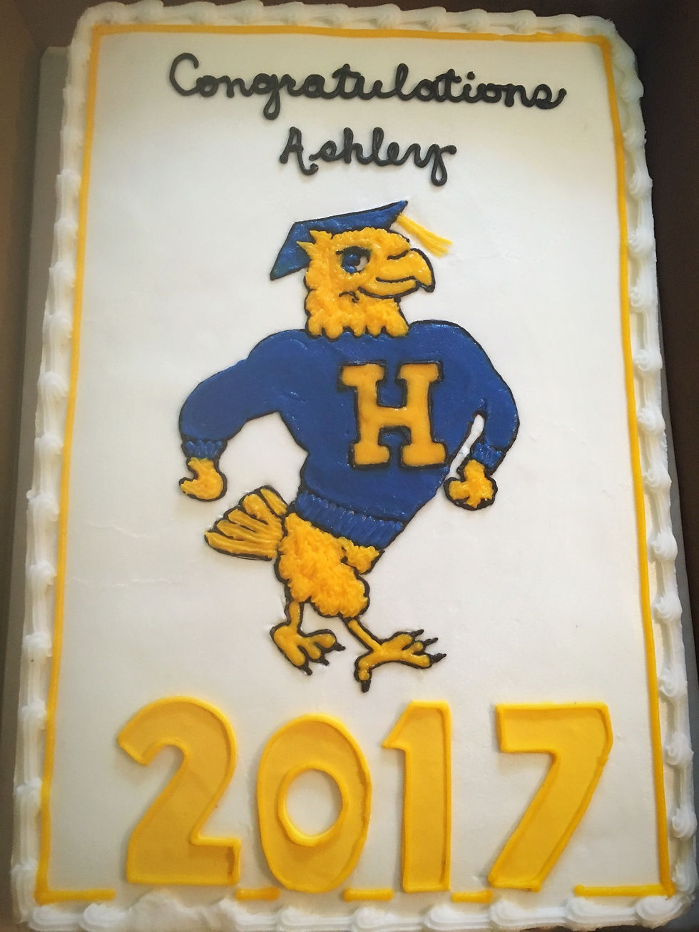 Sammie Salthawk Graduation Cake