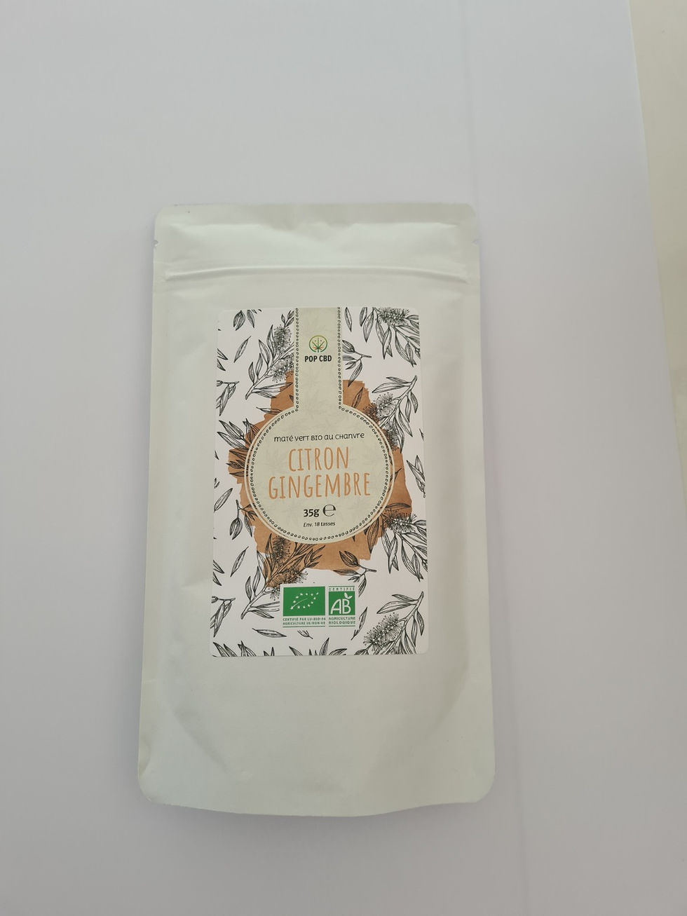 Thé vert Bio au chanvre