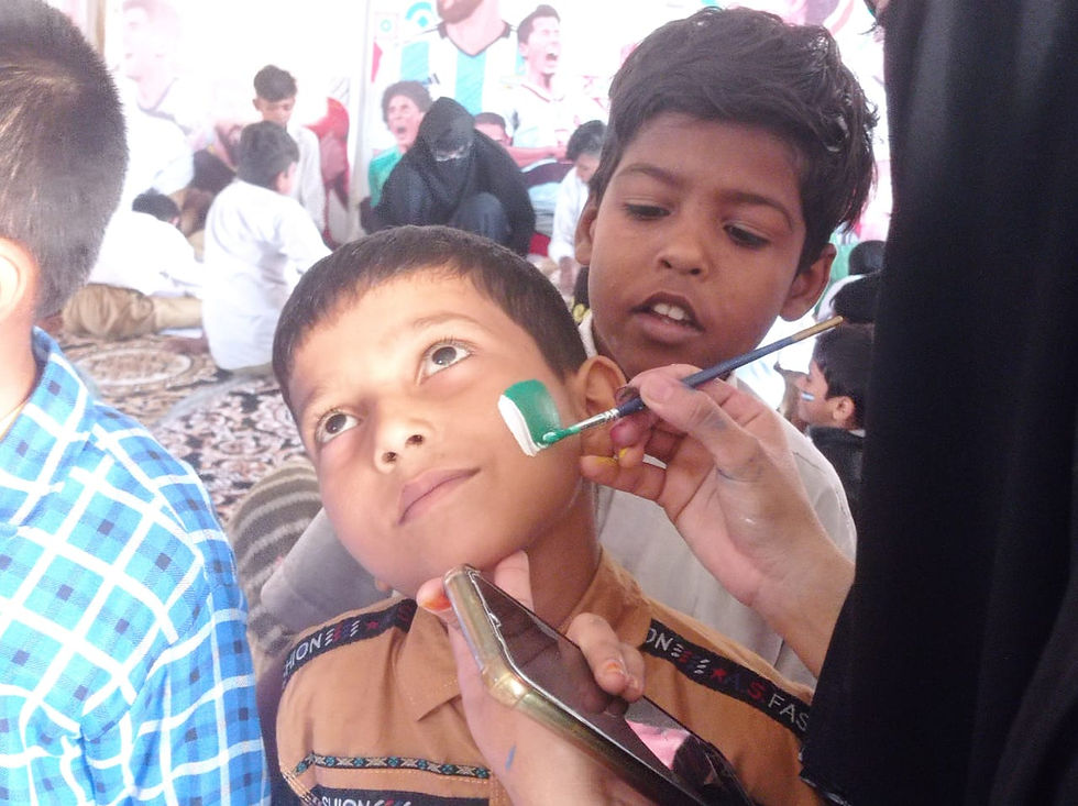 Children Face painting-Pakistan