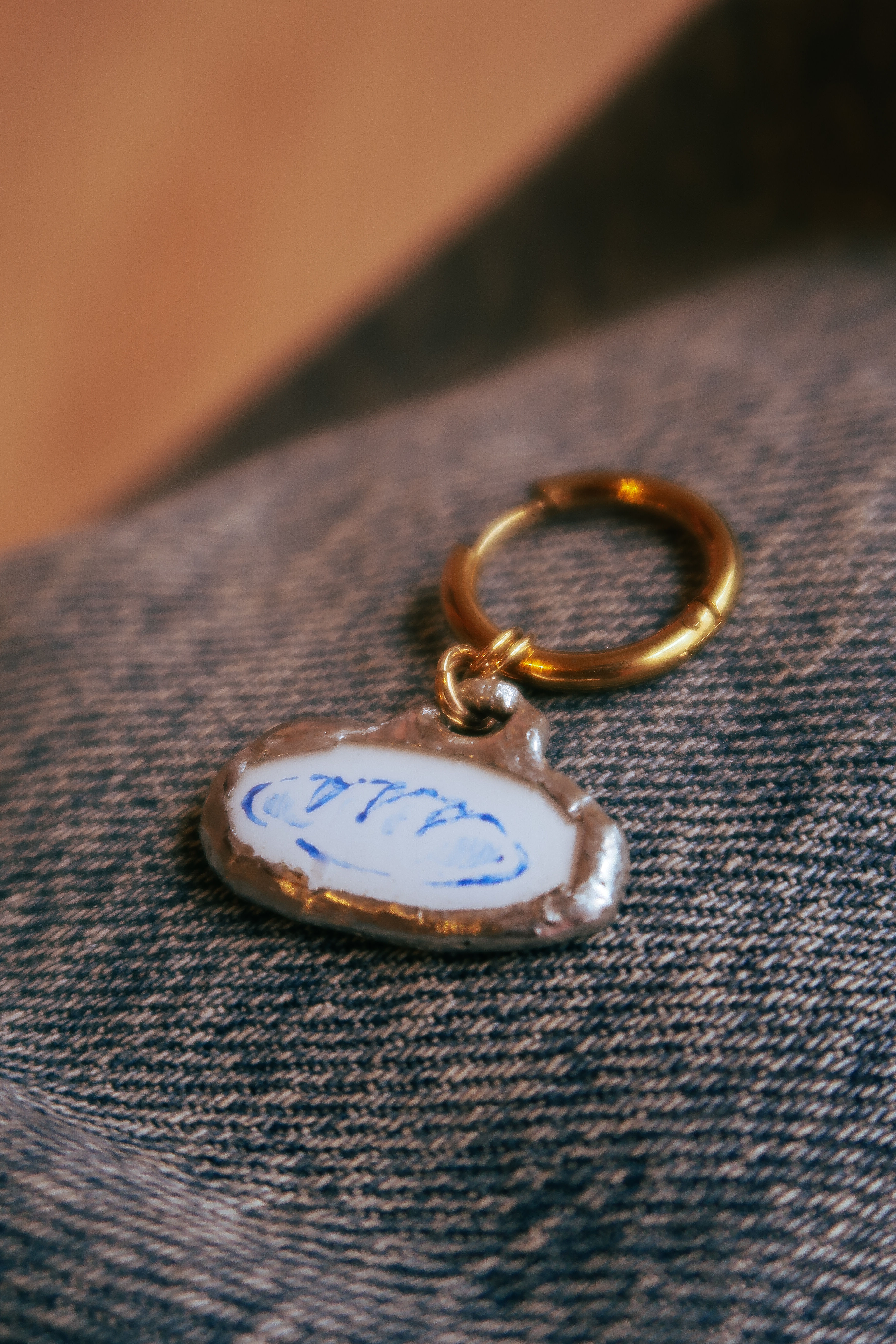 Boucle d'oreille - Baguette