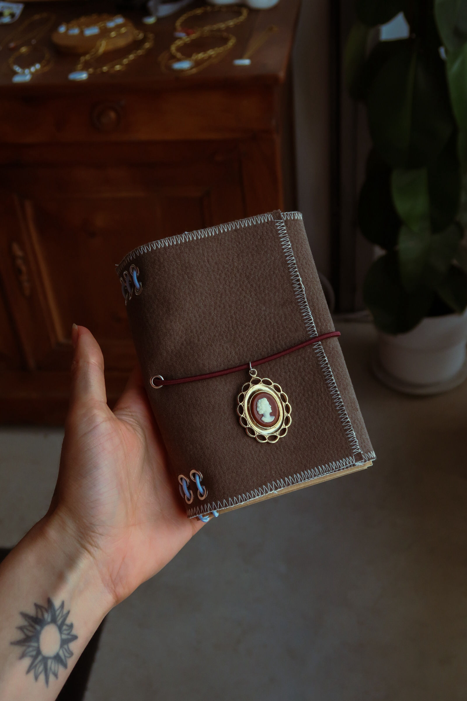 Carnet A6 - Mini Toile de Jouy