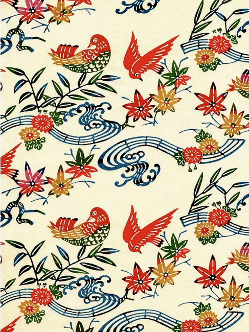 Japanese Chiyogami and Katazome-shi paper