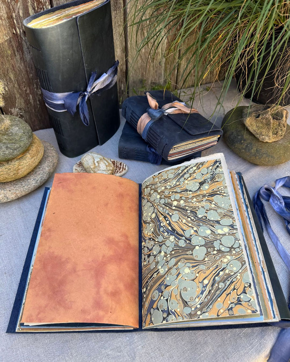 Thumbnail: papers in handmade Aquinnah leather journal