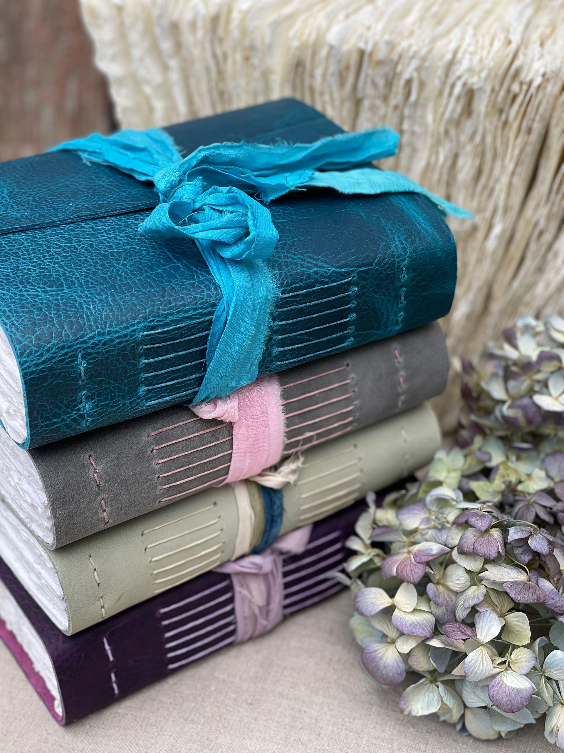 Cotton Rag paper handmade journals Hypatia Book Arts